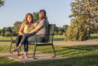 Christy Belz Talking with Client