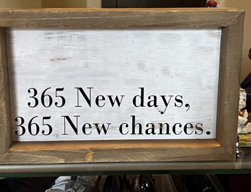 Fresh Starts: 365 New Days Gives Us 365 New Chances!